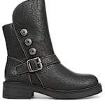 WOMENS VENICE COZY BUCKLE BOOT - BLACK