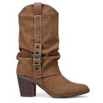 WOMENS CARTER WESTERN BOOT - TAN