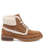 WOMENS NIXIE LAVE UP FAUX FUR BOOT - COGNAC