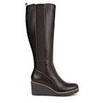 WOMENS ADRIAN WEDGE BOOT - DARK BROWN