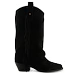 WOMENS FRINGEGAL WESTERN BOOT - BLACK