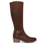 WOMENS IVY TALL BOOT WIDE CALF - BROWN