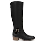 WOMENS IVY TALL BOOT WIDE CALF - BLACK