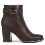 WOMENS SOLANA BOOTIE - DARK BROWN