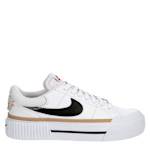 NIKE WOMENS COURT LEGACY LIFT SNEAKER - WHITE