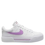 WOMENS COURT LEGACY LIFT SNEAKER - WHITE