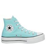 WOMENS CHUCK TAYLOR ALL STAR HIGH TOP PLATFORM SNEAKER - TURQUOISE