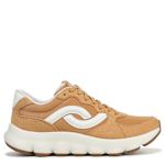 WOMENS PODFLOW RETRO WALKING SNEAKER - MUSTARD