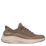 WOMENS SLIP-INS CONTOUR FOAM COZY FIT SNEAKER - DARK TAUPE