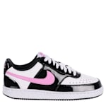 WOMENS COURT VISION LOW SNEAKER - BLACK