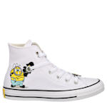 UNISEX CHUCK TAYLOR ALL STAR HIGH TOP MINIONS SNEAKER - WHITE