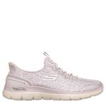 WOMENS SLIP-INS ARCH FIT SUMMITS RUNNING SHOE - PALE PINK