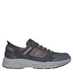 SKECHERS MENS SLIP-INS OAK CANYON HIKING SHOE - GREY