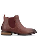 MENS LANDON WIDE CHELSEA BOOT - DARK RED