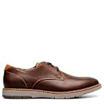 MENS VIBE PLAIN TOE OXFORD - BROWN