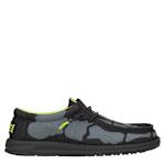 MENS WALLY SKELETON FEET SLIP ON SNEAKER - WHITE