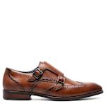 MENS KARSON WINGTIP DOUBLE MONK STRAP