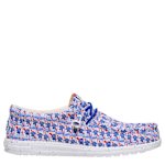 MENS WALLY PABST BLUE RIBBON SLIP ON SNEAKER - RED