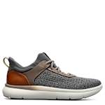 MENS FLEET KNIT ELASTIC LACE SNEAKER - GREY