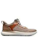 MENS FLEET KNIT ELASTIC LACE SNEAKER - TAUPE