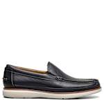 MENS TROPICS MOC TOE VENETIAN SLIP ON LOAFER - NAVY