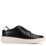 MENS HUSTLE COURT SNEAKER - BLACK