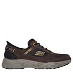 SKECHERS MENS SLIP-INS OAK CANYON HIKING SHOE - GREY