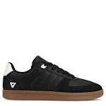 MENS PELE T-TOE LOW TOP COURT SNEAKER - BLACK
