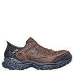 MENS SLIP-INS WORK: HOLDREDGE-RYKER WORK SHOE - BROWN