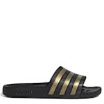 MENS ADILETTE AQUA SLIDE SANDAL - BLACK