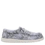 MENS WALLY SLIP ON SNEAKER - GREY