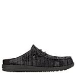 MENS WALLY SLIP SLIP ON SNEAKER - BLACK