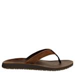 MENS LEATHER NOX FLIP FLOP SANDAL - TAN