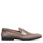MENS MODENA MOC PENNY LOAFER - GREY