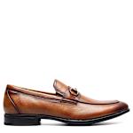 MENS ZAFFIRO MOC BIT LOAFER - DARK TAN