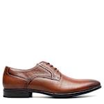 MENS ZAFFIRO PLAIN TOE OXFORD - COGNAC