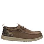 MENS WALLY FUNK MOSSY OAK COUNTRY ROOTS SLIP ON SNEAKER - BROWN
