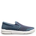 MENS KORE CITY RALLY MESH MOC TOE SLIP ON SNEAKER - NAVY