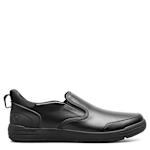 MENS KORE CITY WALK WORK EZ MOC TOE SLIP ON SHOE - BLACK