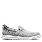 MENS BREW CITY CANVAS EZ HANDS FREE MOC TOE SNEAKER - GREY