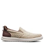 MENS BREW CITY CANVAS EZ HANDS FREE MOC TOE SNEAKER - STONE