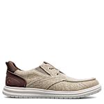 MENS BREW CITY CANVAS EZ HANDS FREE MOC TOE SHOE - STONE