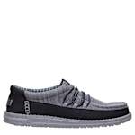 MENS WALLY GUARD STRETCH SOX SLIP ON SNEAKER - GREY