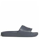 WOMENS ADILETTE AQUA SLIDE SANDAL - DARK GREY