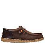 MENS WALLY FUNK HOUSTON RODEO SLIP ON SNEAKER - BROWN