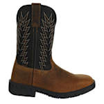 MENS TASKMAKER SLIP RESISTANT WP WESTERN BOOT - BLACK