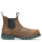 MENS 190 ROMEO SLIP ON PLAIN TOE WORK BOOT - BROWN