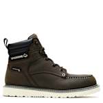 MENS X JORDAN DAVIS TRADE WEDGE 6" MOC-TOE STEEL WORK - DARK BROWN