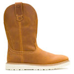 MENS BRONC WEDGE PULL-ON WELLINGTON WORK BOOT - PEACH