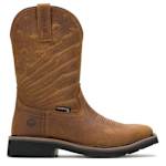 MENS X JORDAN DAVIS RANCHER FLAG LX STEEL WELLINGTON - DARK TAN